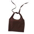 thumbnail image 2 of LSLJS Women's Solid Color Chest Padded Strap Tank Top Inner Layer Top Women, Womens Camisole Tank Tops, 2 of 5
