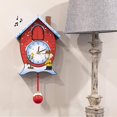 thumbnail image 2 of Mark Feldstein, Peanuts Christmas Linus and Lucy Song Cuckoo Clock, Red, 17 Inch, 2 of 7