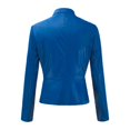 thumbnail image 4 of CEHVOM Women Ladies Lapel Motor Jacket Coat Zip Biker Short Punk Cropped Tops Clearance, 4 of 7