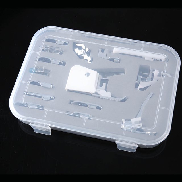 15Pc/Set Domestic Sewing Machine Snap-On Presser Walking Foot Kit Snap-On Presser Set Kit Sewing Machine Parts Set For Brother Singer Babylock Xingzhi
