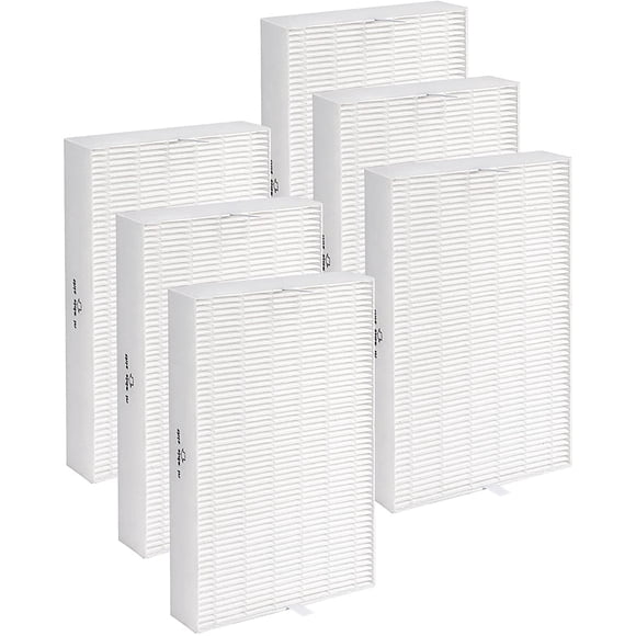 Fil-fresh Ensemble de 6 Filtres R, Filtre de Remplacement HEPA H13 Véritable pour Purificateur d'Air des Séries Honeywell HEPA300, HEPA200, HEPA100, HEPA090 et 5000, Pièce No HRF-R