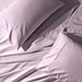 thumbnail image 3 of Royal Tradition Solid 300-Thread-Count, 100-Percent Cotton Percale Queen Bed Sheets Set, Lilac, 3 of 4