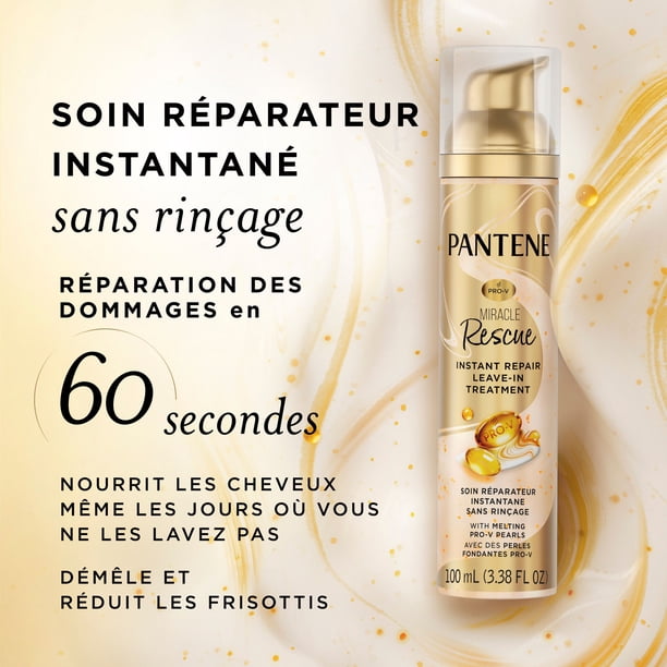 Pantene Miracle Rescue Instant Repair Leave-In Treatment with