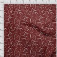thumbnail image 4 of oneOone Rayon Maroon Fabric Floral & Craft Projects Decor Fabric Printed By The Yard 56 Inch Wide, 4 of 4
