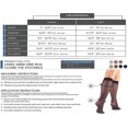thumbnail image 4 of Truform- Bas extra-fins au genou avec compression pour dames, nus grand, 4 of 4