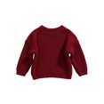 thumbnail image 3 of xiaxaixu Toddler Baby Sweaters, Winter Warm Long Sleeve Candy Color Pullovers, 3 of 6