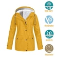 thumbnail image 3 of Spring Military Full-Zip Removable Hooded Cotton Mid-Long Parka Jacket Coat for Women, 3 of 4