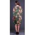 thumbnail image 4 of Bimba Aquarelle Femme Courte Plage Kaftan Tenue de Plage Paréo de Bikini Robe Midi-P-L, 4 of 5