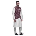 thumbnail image 2 of Atasi Indian Traditional Kurta Churidar Pajama Set With Nehru Jacket For Men, 2 of 3