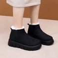 thumbnail image 2 of Wdhugt Fleece Lined Boots For Casual Outdoor Thick Warm Snow Boot Flock Material Us Size 6 Foot Length 9.25 Inch, 2 of 9