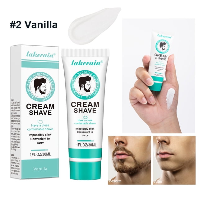 FcBaudy Crème à Raser Hydratante et Adoucissante Mousse pour Barbe Crème à Raser pour Hommes 49 g Crème à Raser