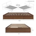thumbnail image 4 of Lit rangement 3 tiroirs Alibi de Nexera, fini Noyer, 4 of 8