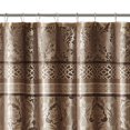 thumbnail image 3 of Rideau de Douche Jacquard Taupe 72x72 Pouces, 3 of 3