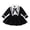Pink, variant on LOVZFMLL Sleeveless Stretchy Dress A Line Twirly Skater School Recital Dress Short Sleeve Round Neck Dress