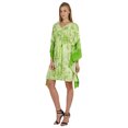 thumbnail image 3 of Bimba Robe Caftan Imprimée Maxi Robe Robe pour Femmes Tenue de Plage Courte Couvre-Maillot, 3 of 7