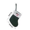thumbnail image 3 of Birdeem Christmas Large Letters Christmas Stockings Cute Striped Christmas Tree Pendant Holiday Decorations, 3 of 5