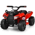 thumbnail image 1 of Costway 6V Kids ATV Quad Electric Ride On Car Toy Toddler w/LED Light&MP3 Red, 1 of 10