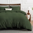 thumbnail image 1 of Gogreen Housse de Couette Simple de Luxe, Microfibre Douce et Respirante 3 Pcs Ensembles de Literie Simple, Housse de Couette Simple Confortable, avec Fermeture Éclair, 1 of 1
