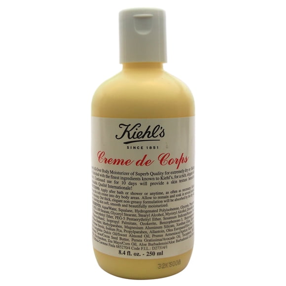 Creme de Corps by Kiehls for Unisex - 8.4 oz Body Cream
