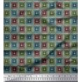 thumbnail image 1 of Soimoi Polyester Crepe Fabric Flower Artistic Printed Fabric 1 Yard 52 Inch Wide, 1 of 3