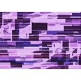 thumbnail image 1 of Ahgly Tapis Rectangulaire Lavable en Machine Intérieur Transitionnel Violet Violet, 5 Pieds x 7 Pieds, 1 of 7