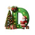 thumbnail image 2 of LSLJS 26 Letters Christmas Tree Decoration Pendant Christmas Tree Ornaments Personalized DIY Christmas Ornaments Christmas Decorations Xmas Tree Hanging Decor Christmas Ornaments, 2 of 5