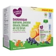 thumbnail image 3 of Parent's Choice Purée pour Bébés Biologique Banane, Patate Douce, Bleuet& Riz Brun, 3 of 5