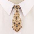 thumbnail image 3 of Cravate en Strass Mode Ajustable Cravate de Fête Cravate en Strass pour Hommes Femmes, 3 of 10