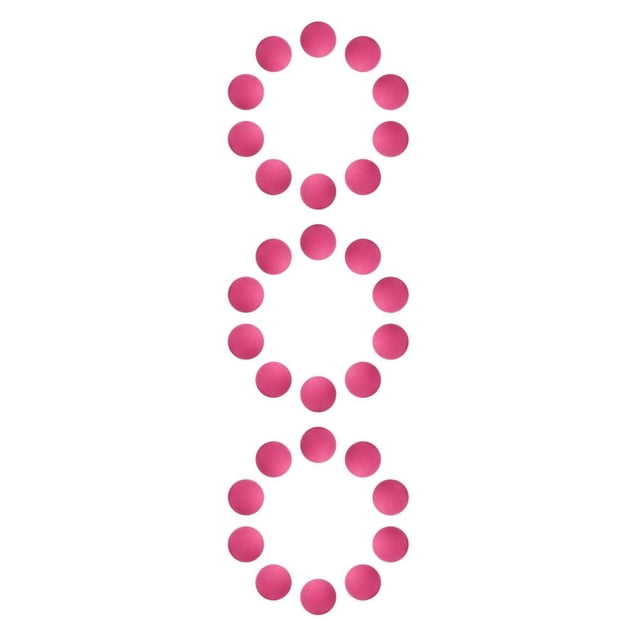 maskred 10 Pieces EVA Foam Golf Swing Training Exercises Balls Practice Pink 42mm 3Set