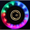 thumbnail image 1 of KSS 82A Skate Ripstik Luggage LED Inline Wheels with Bearings (2 Pack), 64mm, Black, 1 of 3