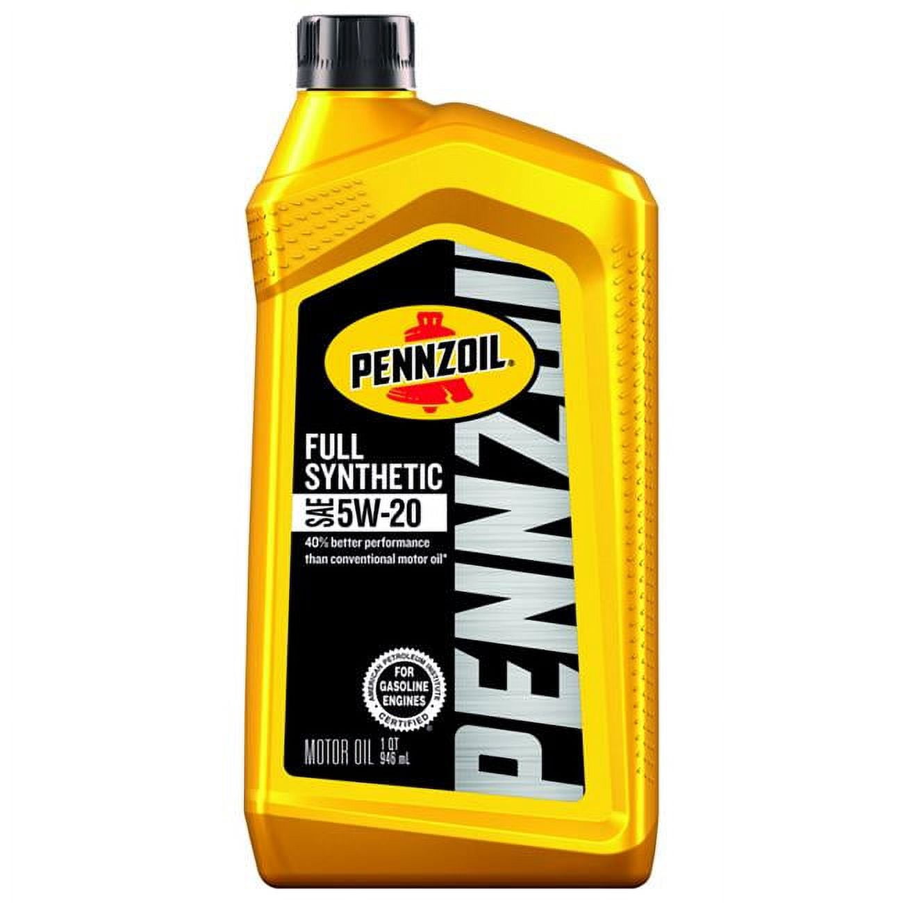 Pennzoil 8069223 1 qt. 5W-20 Gasoline Synthetic Motor Oil - Pack of 6