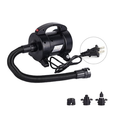 Amdohai Portable 1300W Electric Pump Air Mattress Pump Quick Inflation Electric Air Pump Inflator Deflator with 2 Nozzles for Air Bed Raft Boat