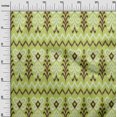 thumbnail image 2 of oneOone Polyester Lycra Fabric Chevron & Swirl Ikat Print Fabric BTY 56 Inch Wide, 2 of 4