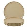 thumbnail image 4 of Mainstays Alessandra Matte Brown Stoneware Round Dinner Plate 10.39", 4 of 7