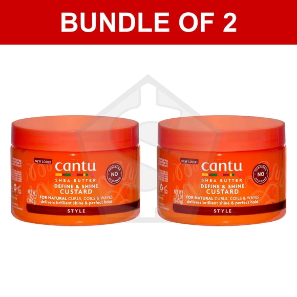 Bundle of 2 - CANTU Shea Butter Define & Shine Custard (12oz)