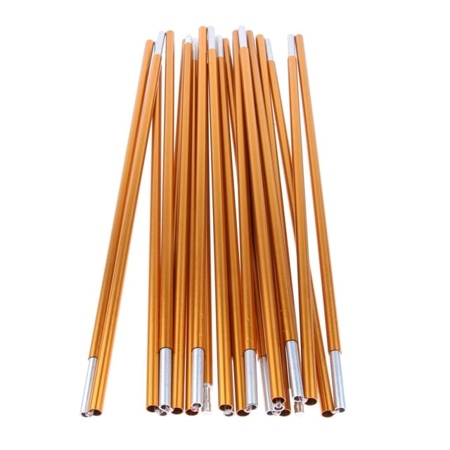 2 Pcs/Set Foldable Aluminum Rod Tent Pole Replacement , Multifunction Tent Poles Rod for Outdoor Camping Hiking Travel B