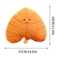 thumbnail image 3 of Oefntac jusqu'à 40 % de Rabais Cadeaux Jouets Oreiller Feuille d'Érable Simulée Jouet Maison Canapé Oreiller Coussin Poupée Feuille de Ginkgo Poupée en Tissu, 3 of 5