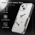 thumbnail image 5 of KOMI Designed for iPhone 16e Case, [with Screen Protector] [Military Grade Drop Protection] Heavy Duty Full-Body Shockproof Phone Case, White (PC) + Grey (TPU), 5 of 5
