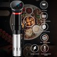 thumbnail image 4 of Cooking machine Sous Cooker Machine Immersion Circulator 1100 Watts LCD Digital Display Accurate Temperature and Time Control Waterproof  Sous Cooker, 4 of 7