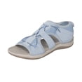 thumbnail image 1 of Hyknon Sandals for Women Open-toe Comfortable Soft Warm Home Slippers Arch Support Comfortable Sandals, 1 of 5