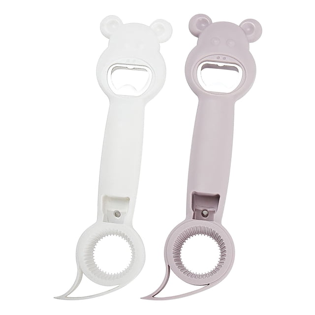 LSLJS 4 In 1 Manual Lid Remover Multifunctional Bottle Opener Kitchen Accessories Beer Bottle Opener 2pcs