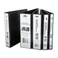 thumbnail image 2 of Moustache 6/Pack 2" D-Ring Binder, 3 Rings, Letter Size, Black, 2 of 6
