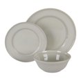 thumbnail image 1 of Martha Stewart 12 Piece Stoneware Dinnerware Set, Grey, 1 of 2