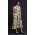 thumbnail image 3 of Bimba Robe de Plage Longue Dos Nu à Col Licou Imprimée Florale pour Femmes - Small, 3 of 6