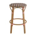 thumbnail image 3 of Butler Specialty Company Ballito 30 in. Seat Height Oval Rattan Bar Stool - Orange and Brown, 3 of 8