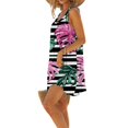 thumbnail image 4 of Ovzne Robes pour Femmes 2025 Robe d'Été pour Femme Col Rond Sans Manches Dégradé Teinture sur Nœuds Robe de Plage Robe Grande Taille Liquidation, 4 of 6