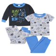 thumbnail image 1 of Toddler Boy Snug Fit Cotton Pajamas  4pc Set  Sizes 12 Months-5T, 1 of 9