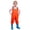Orange, variant on Girls Romper & Jumpsuit Kids Waders for Fishing and Outdoor Adventures with Comfortable Boots for Toddlers and Youth