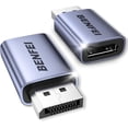 thumbnail image 1 of BENFEI 4K DisplayPort to HDMI Adapter 2-Pack, Unidirectional DP 1.2 Computer to HDMI 1.4 Screen Converter Male to Female - Compatible with Laptop, Desktop, Monitor, HDTV, AMD/NVIDIA Graphics, 1 of 8