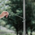 thumbnail image 2 of Anti Slip Lantern Hanger Double Head Tent Light Hook for Outdoor (Mud Color), 2 of 10